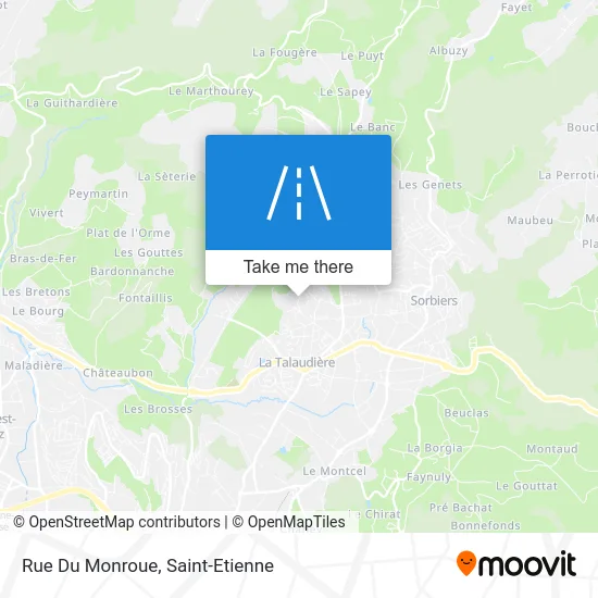 Rue Du Monroue map