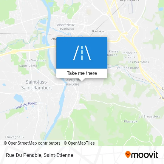 Rue Du Penable map