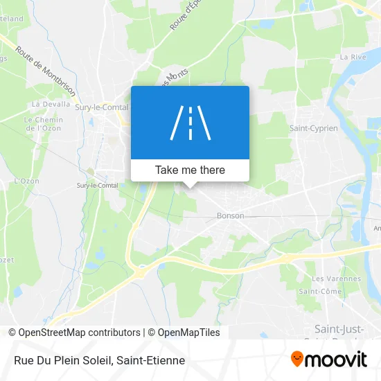 Rue Du Plein Soleil map