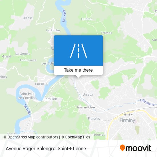 Mapa Avenue Roger Salengro