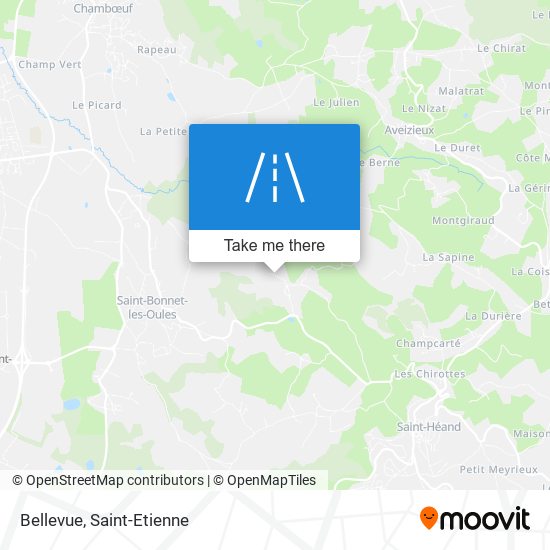 Mapa Bellevue