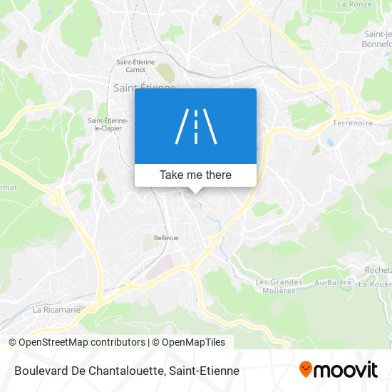 Mapa Boulevard De Chantalouette