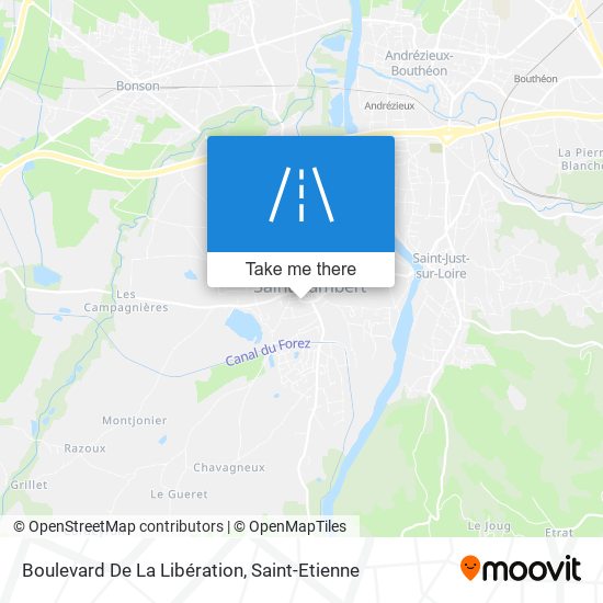 Mapa Boulevard De La Libération