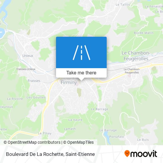 Mapa Boulevard De La Rochette