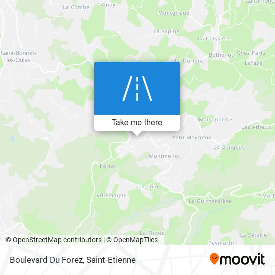 Mapa Boulevard Du Forez