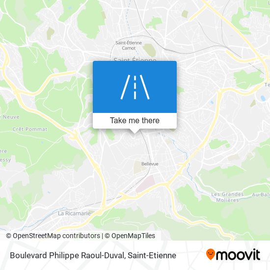 Mapa Boulevard Philippe Raoul-Duval
