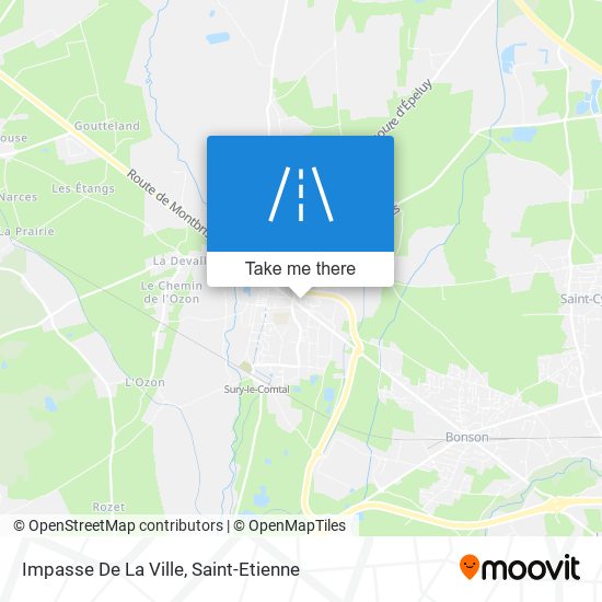 Impasse De La Ville map