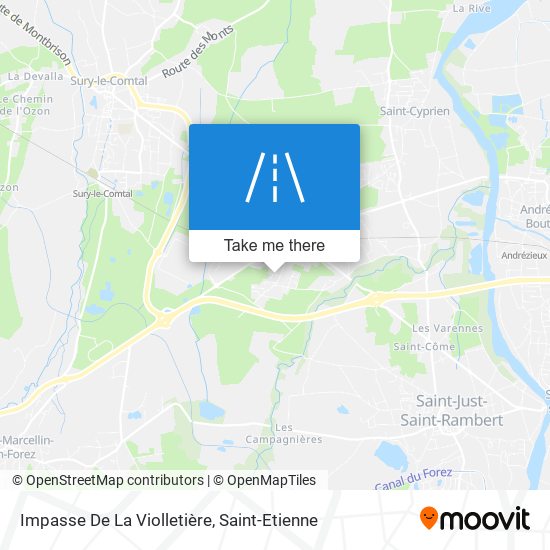 Impasse De La Violletière map