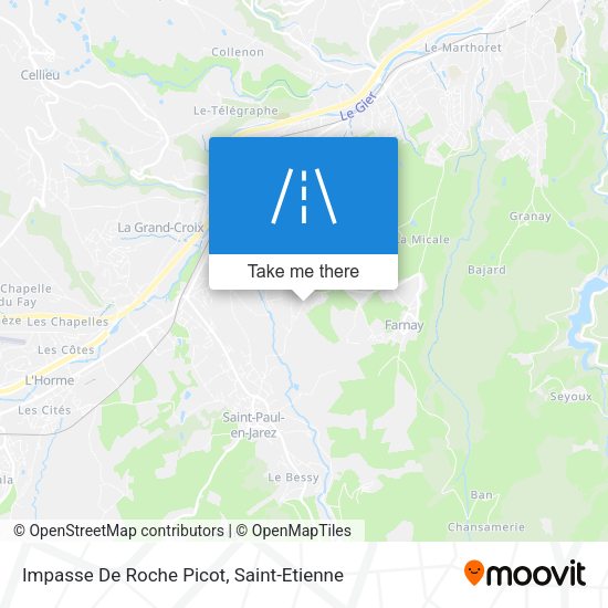 Impasse De Roche Picot map