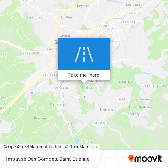 Impasse Des Combes map