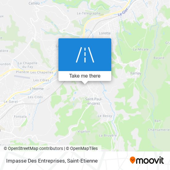 Impasse Des Entreprises map