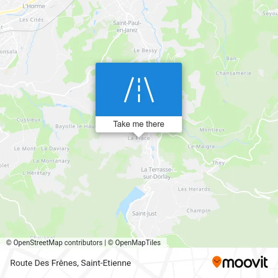 Route Des Frênes map