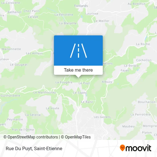 Rue Du Puyt map