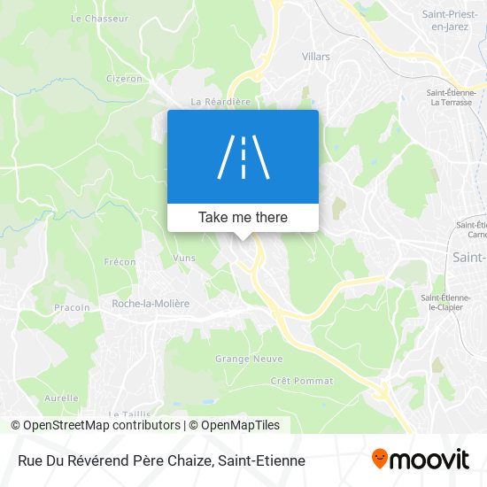 Mapa Rue Du Révérend Père Chaize