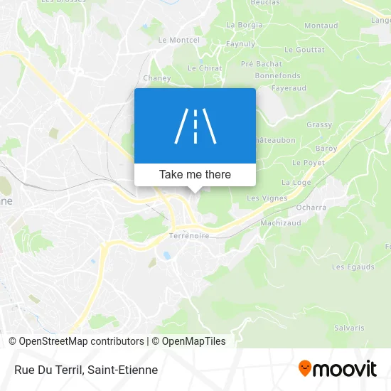Rue Du Terril map