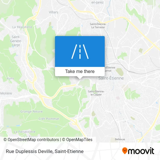 Rue Duplessis Deville map