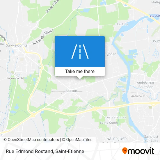 Rue Edmond Rostand map