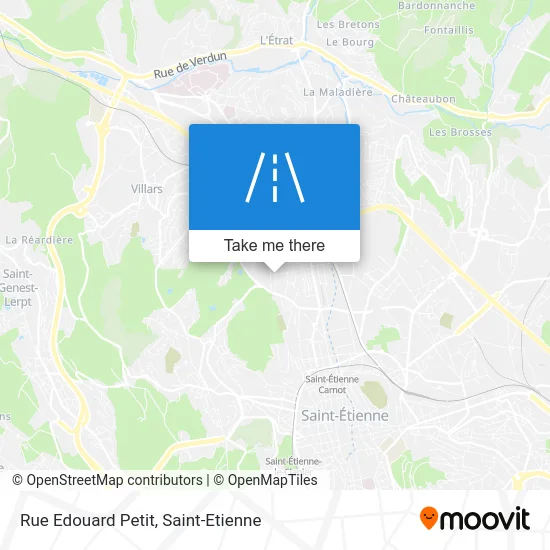 Rue Edouard Petit map