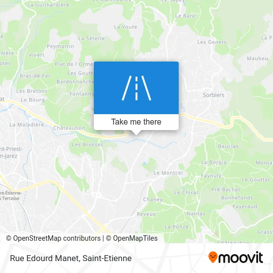 Rue Edourd Manet map