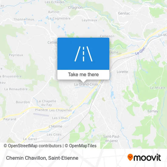 Chemin Chavillon map