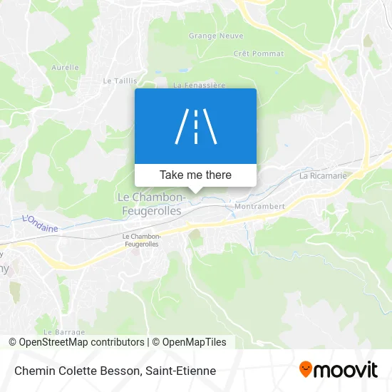 Chemin Colette Besson map