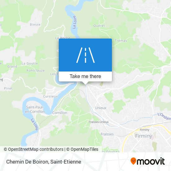 Chemin De Boiron map