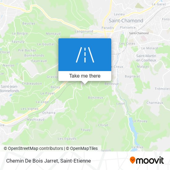 Mapa Chemin De Bois Jarret