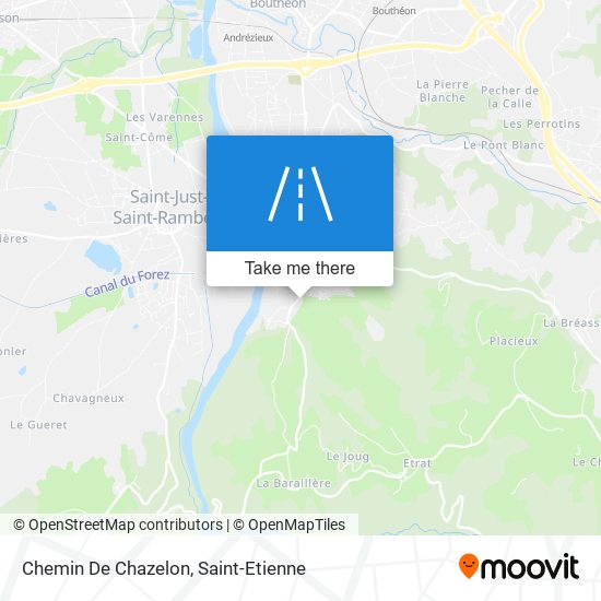 Mapa Chemin De Chazelon