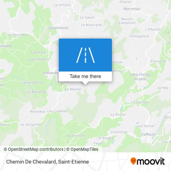 Chemin De Chevalard map