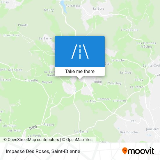 Impasse Des Roses map