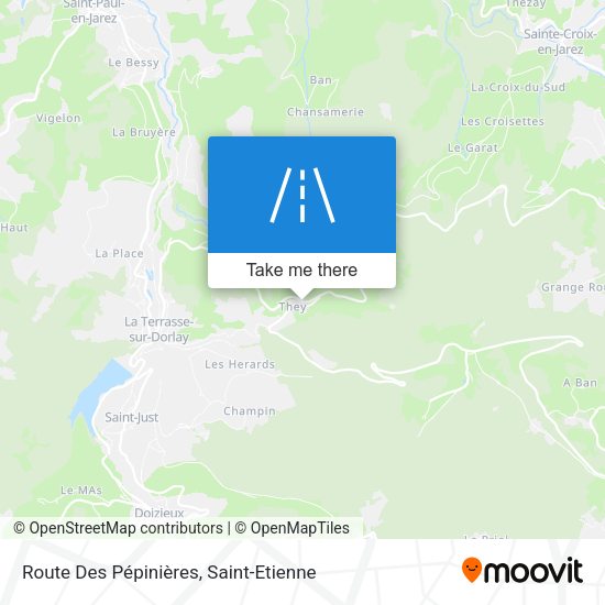 Route Des Pépinières map