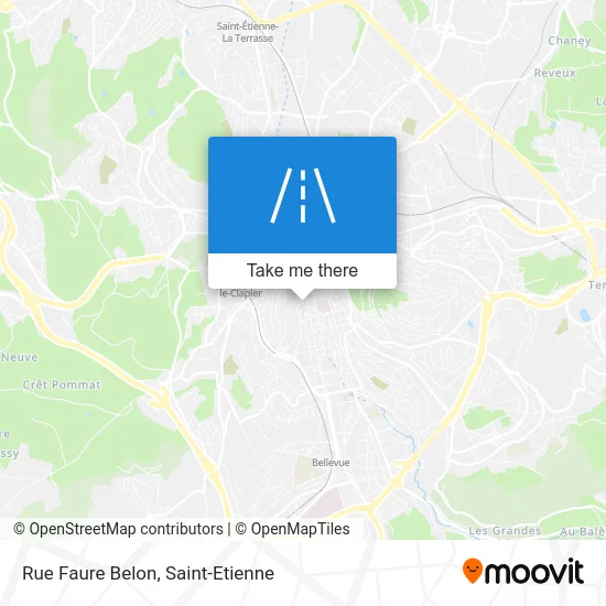 Rue Faure Belon map
