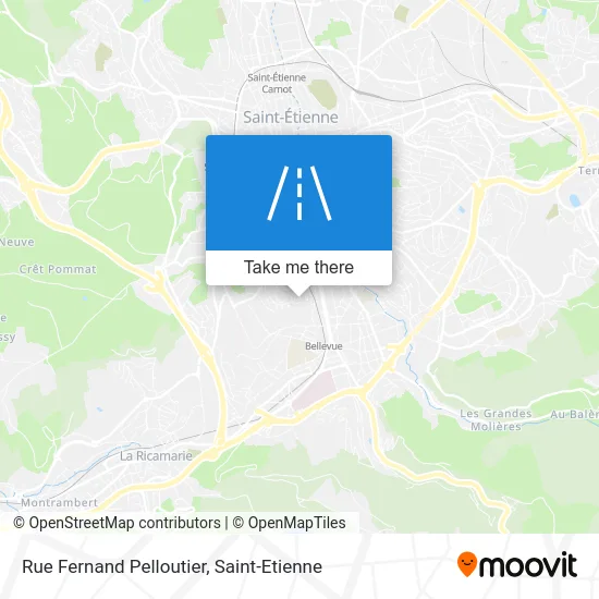 Rue Fernand Pelloutier map