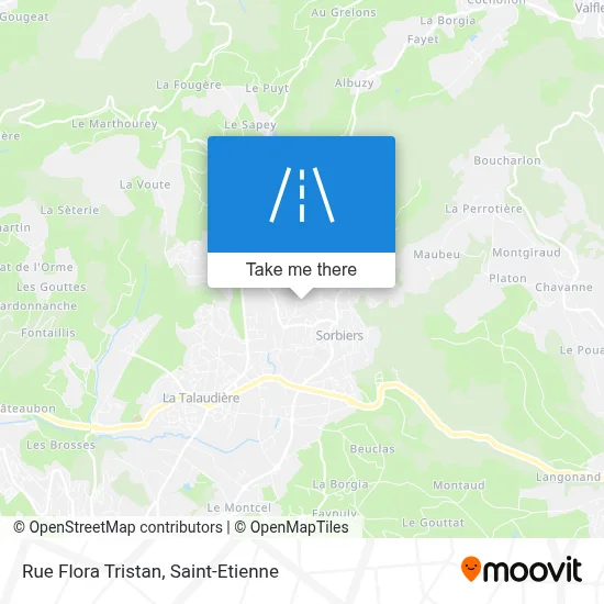 Rue Flora Tristan map