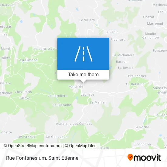 Rue Fontanesium map
