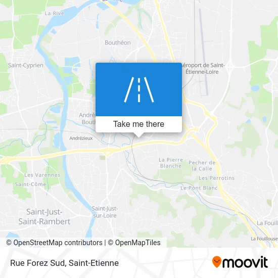 Rue Forez Sud map