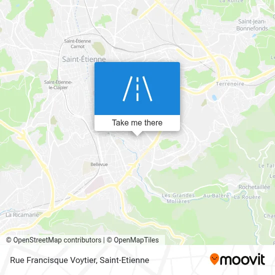Rue Francisque Voytier map