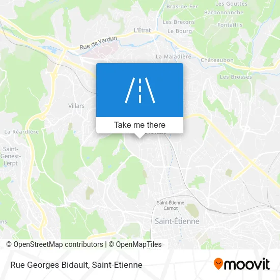 Rue Georges Bidault map