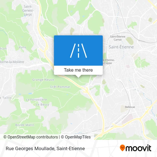 Rue Georges Moullade map