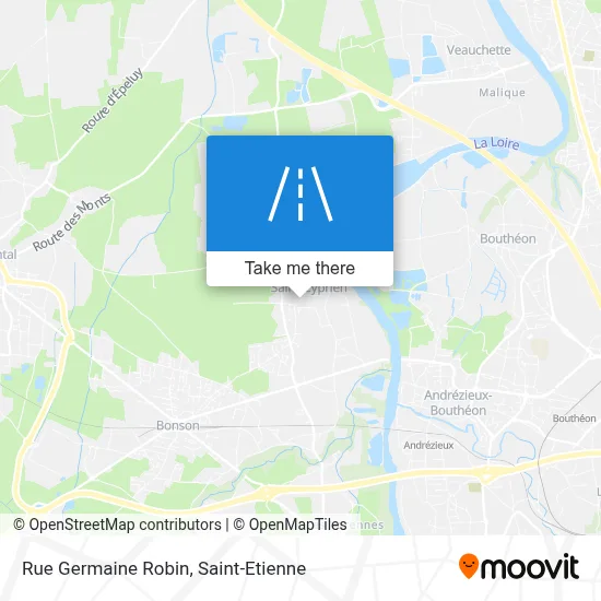 Rue Germaine Robin map