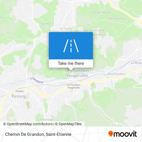 Chemin De Grandon map