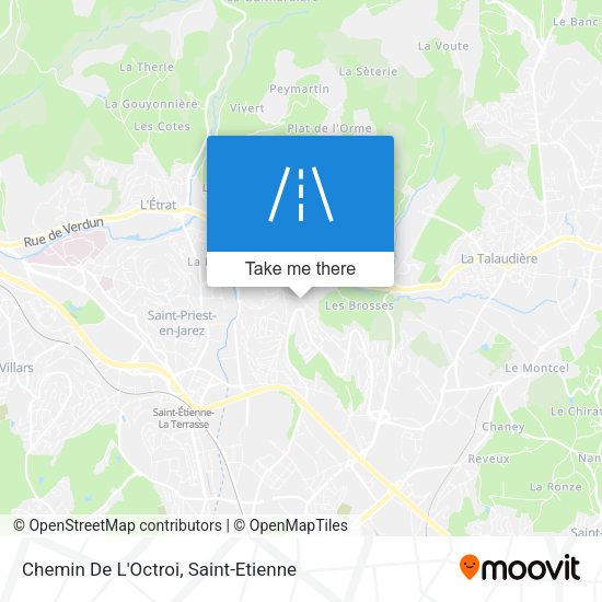 Chemin De L'Octroi map