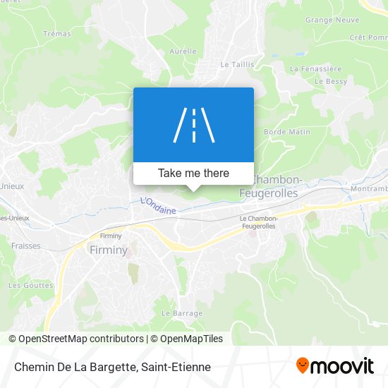 Chemin De La Bargette map