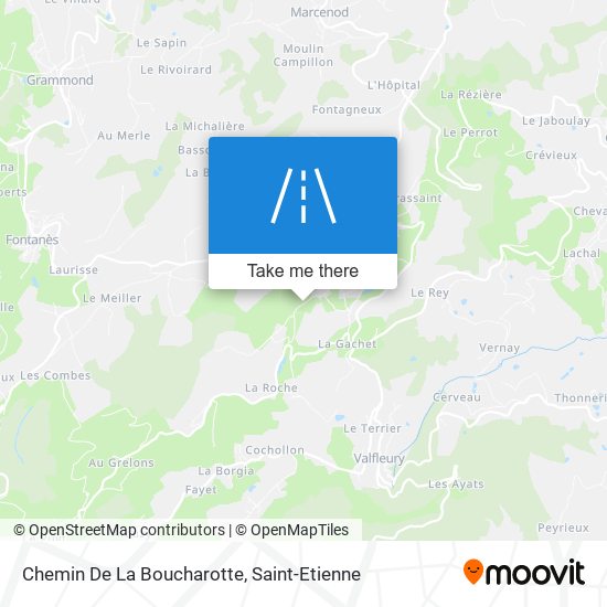 Chemin De La Boucharotte map