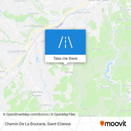 Mapa Chemin De La Boutarie