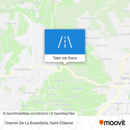 Chemin De La Buanderie map