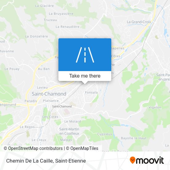 Chemin De La Caille map