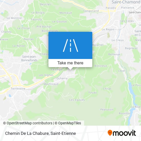 Mapa Chemin De La Chabure