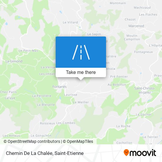 Mapa Chemin De La Chalée