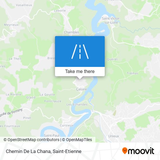 Chemin De La Chana map